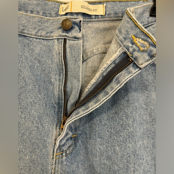 Lee Relaxed Fit Straight Light Blue Jeans Size 40x30 - Picture 12 of 17